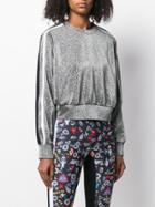 No Ka' Oi Glitter Detail Sports Top - Metallic