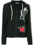 P.a.r.o.s.h. Embellished Zip-up Hoodie - Black