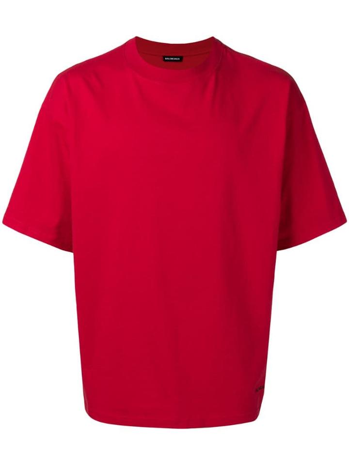 Balenciaga Embroidered Logo T-shirt