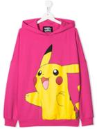 Jeremy Scott Junior Pikachu Hoodie - Pink