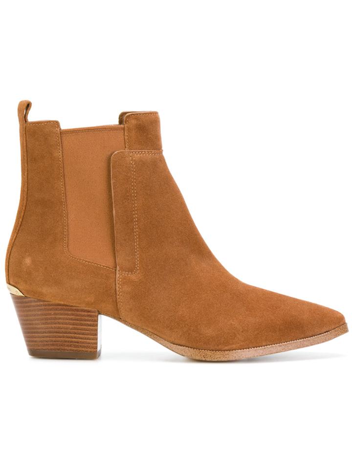 Michael Michael Kors Wilson Ankle Boots - Nude & Neutrals