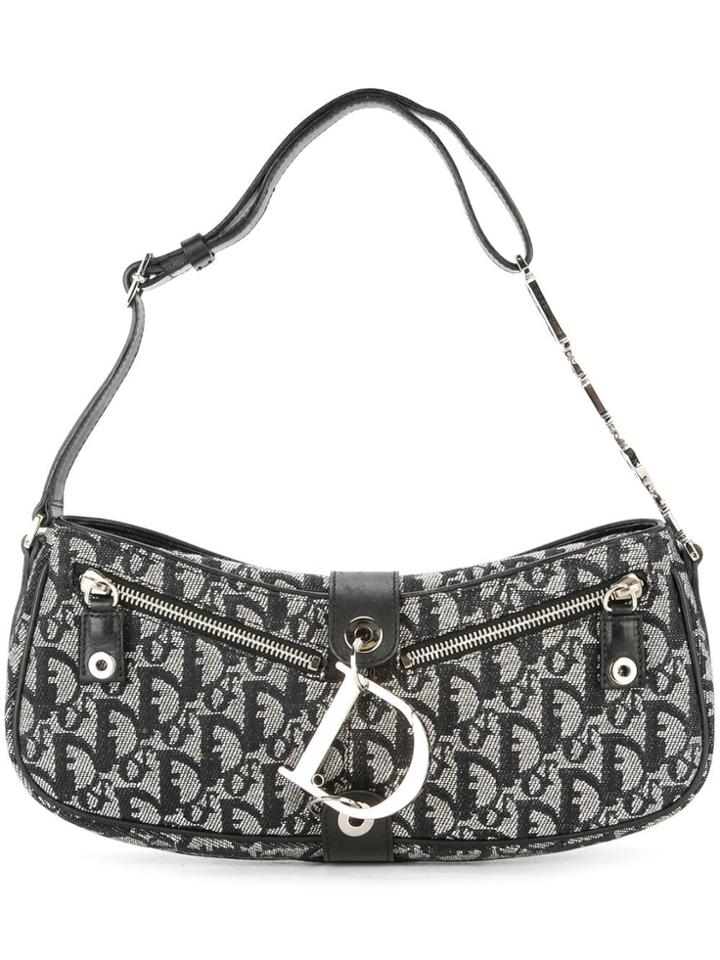 Christian Dior Vintage Trotter Hand Bag - Blue
