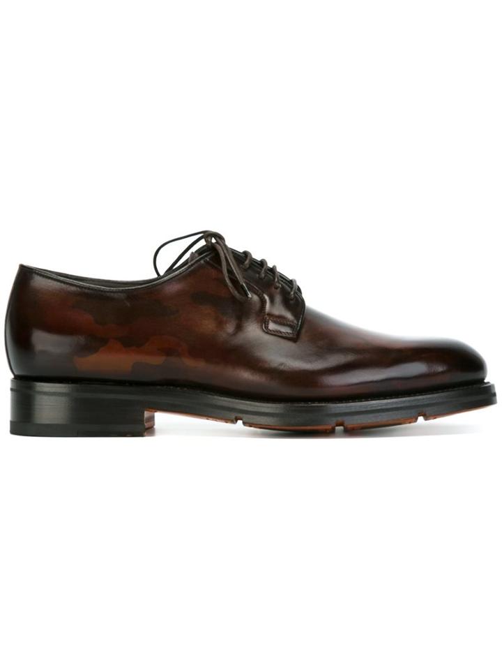 Santoni 'camouflage' Derbies