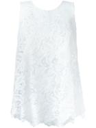 Ermanno Scervino Floral Lace Sleeveless Top