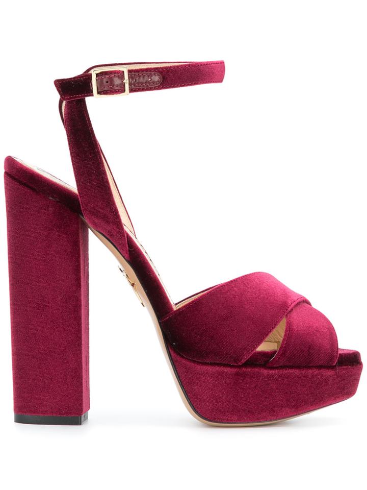 Charlotte Olympia Diana Sandals - Red