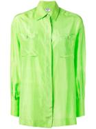 Chanel Vintage Silk Shirt - Green