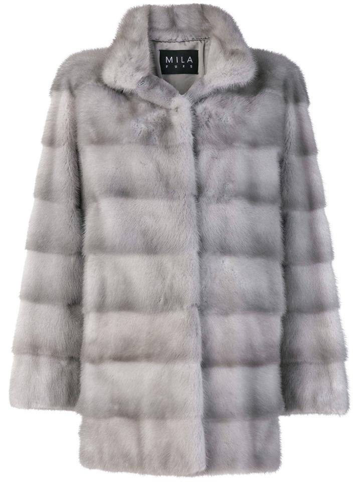 Cara Mila Miranda Fur Coat - Grey