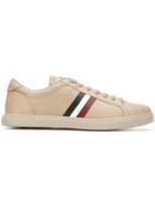 Moncler Side Stripe Sneakers - Brown