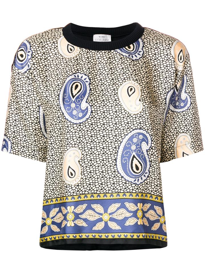 Forte Forte Paisley Print Blouse - Nude & Neutrals
