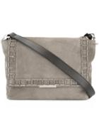 Tomasini Large Shoulder Bag, Women's, Green, Suede