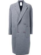 Mr. Gentleman Mr. Gentleman X Cityshop 'chester' Coat, Women's, Grey, Nylon/cupro/wool