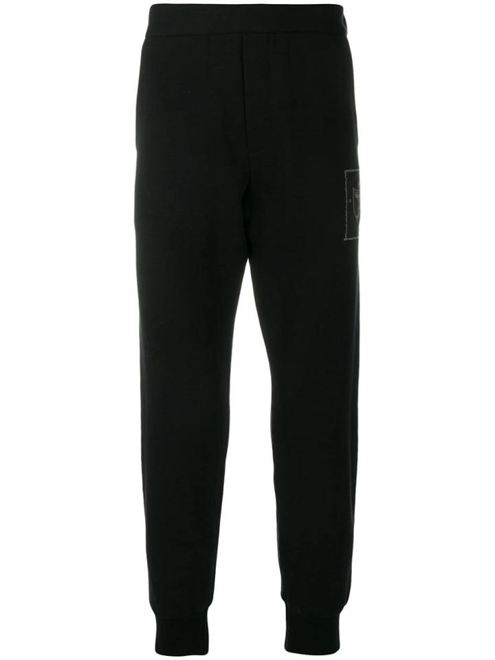 Roberto Cavalli Chimera Crest Track Pants - Black