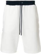 Fendi Drawstring Contrast Shorts - White