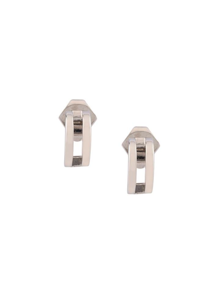 Miansai Split Later Earrings, Women's, Metallic