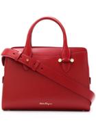 Salvatore Ferragamo Small Double Handle Bag - Red