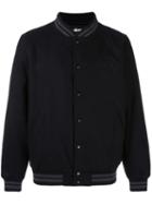 Stussy Padded Varsity Jacket, Men's, Size: Medium, Black, Wool/polyester