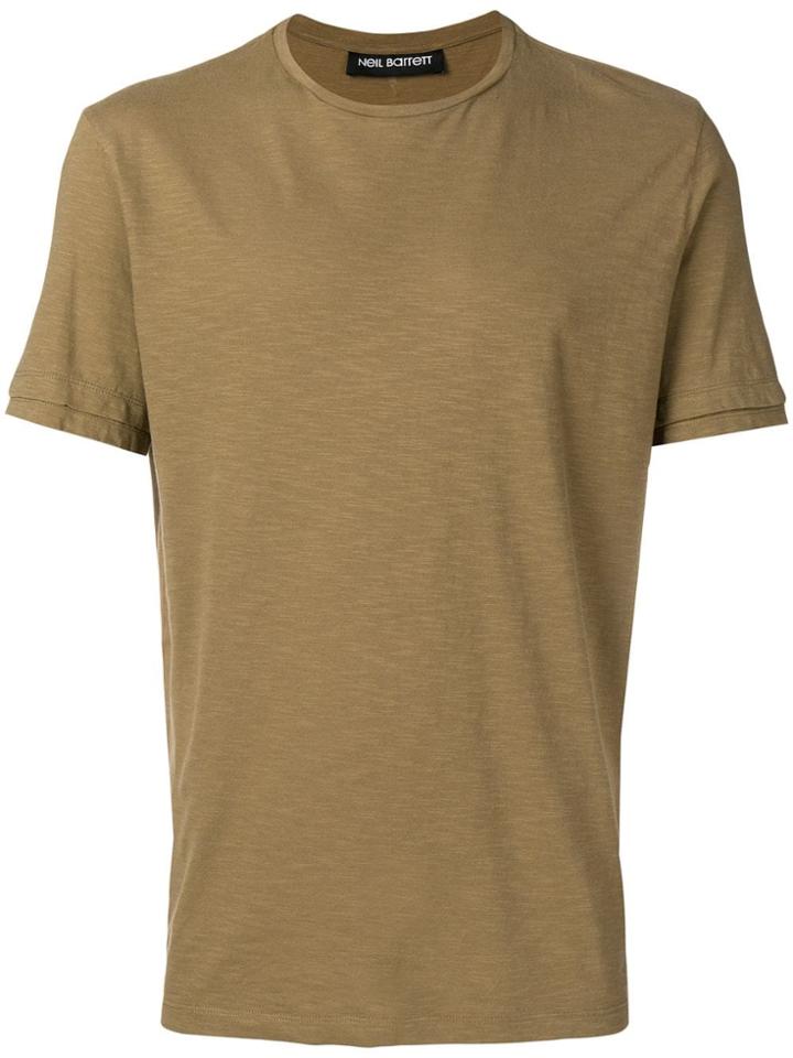 Neil Barrett Basic T-shirt - Brown