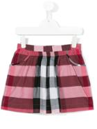Burberry Kids House Check Skirt, Girl's, Size: 6 Yrs, Red