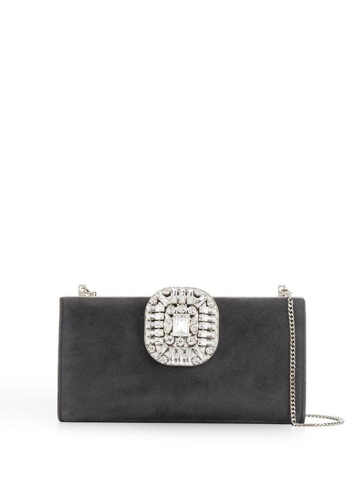 Jimmy Choo Leonis Clutch - Grey