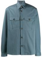 Qasimi Chest Pockets Shirt - Blue