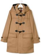 Burberry Kids Teen Duffle Coat - Nude & Neutrals