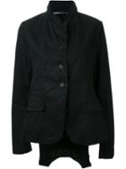 Rundholz Single Breasted Oversized Jacket, Women's, Size: Large, Black, Cotton