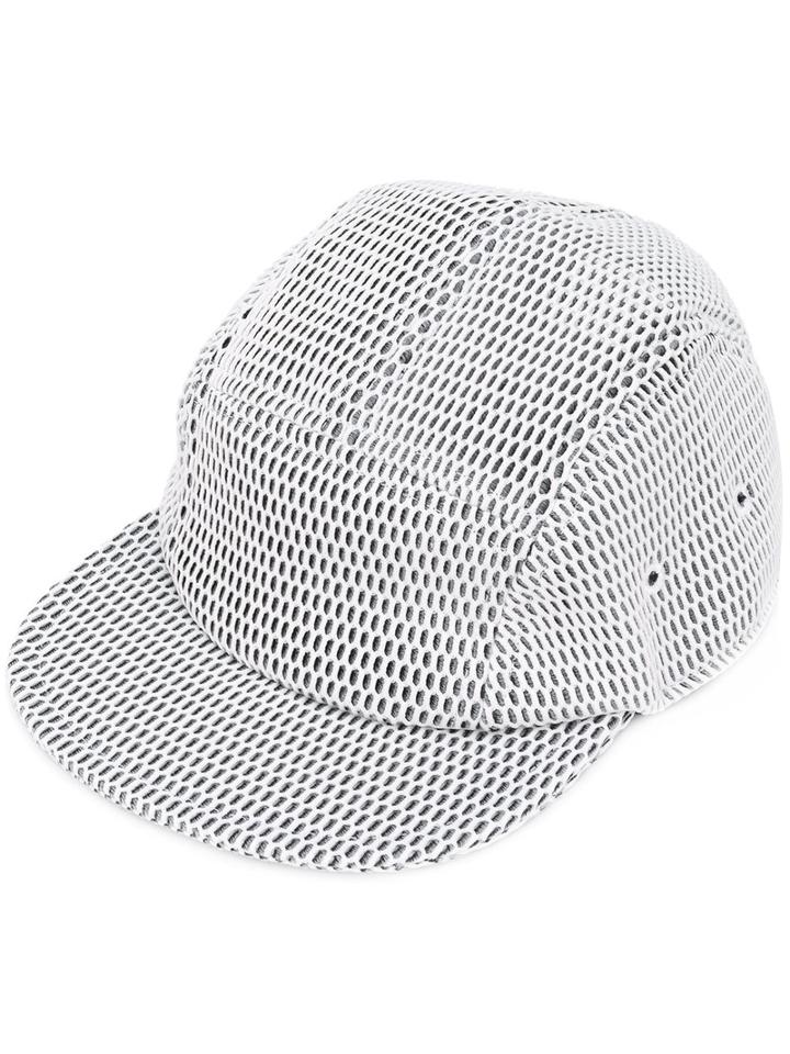 Overhead Mesh Cap, Men's, White, Polyester