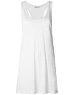 T By Alexander Wang Racerback Tank Top, Women's, Size: S, White, Rayon