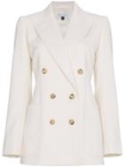 Bella Freud Bianca Double Breasted Blazer - Nude & Neutrals