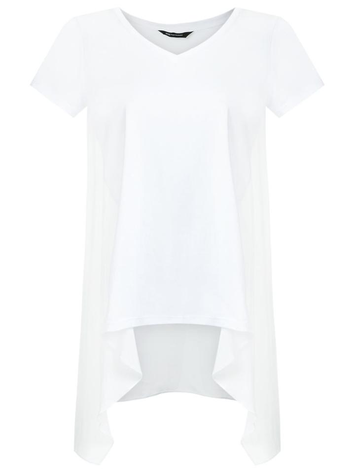 Uma Raquel Davidowicz V-neck Top, Women's, Size: Medium, White, Cotton