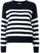 Saint Laurent Boyfriend Fit Sweater, Women's, Size: Medium, Blue, Cashmere