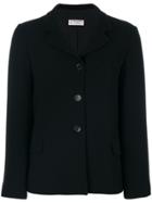 Alberto Biani Tailored Straight Blazer - Black