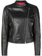Calvin Klein Slim-fit Biker Jacket - Black