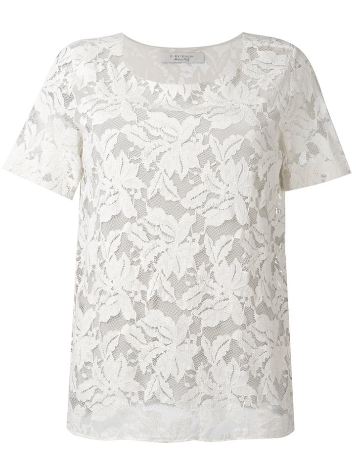Prabal Gurung Tiered Sleeve Neck Tie Blouse - Blue
