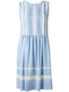 P.a.r.o.s.h. Anja Dress, Women's, Size: Xs, Blue, Acetate/silk/cotton/polyamide