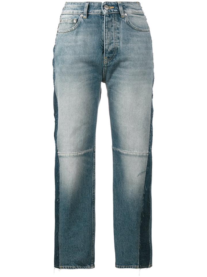 Golden Goose Deluxe Brand Happy High-rise Cropped Jeans - Blue