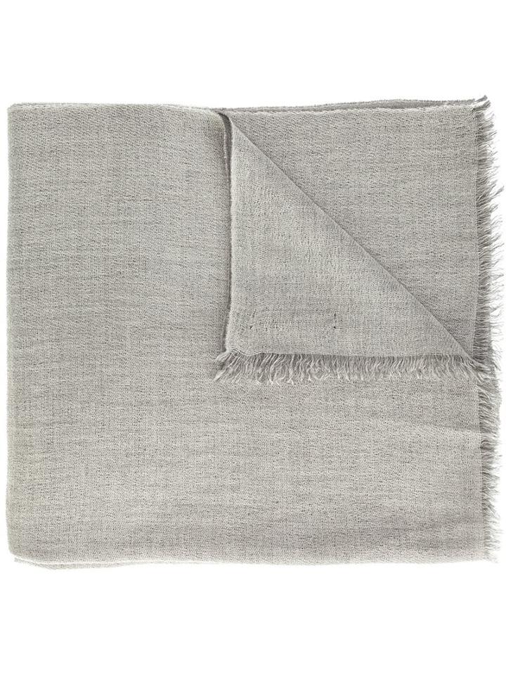 Denis Colomb 'reversible Toosh Shawlstole' Scarf, Grey, Cashmere