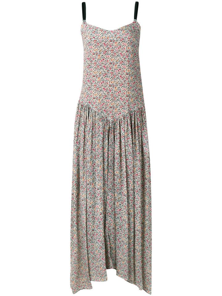 Twin-set - Floral-print Maxi Dress - Women - Silk/polyester/viscose - 40, Silk/polyester/viscose