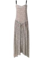 Twin-set - Floral-print Maxi Dress - Women - Silk/polyester/viscose - 40, Silk/polyester/viscose