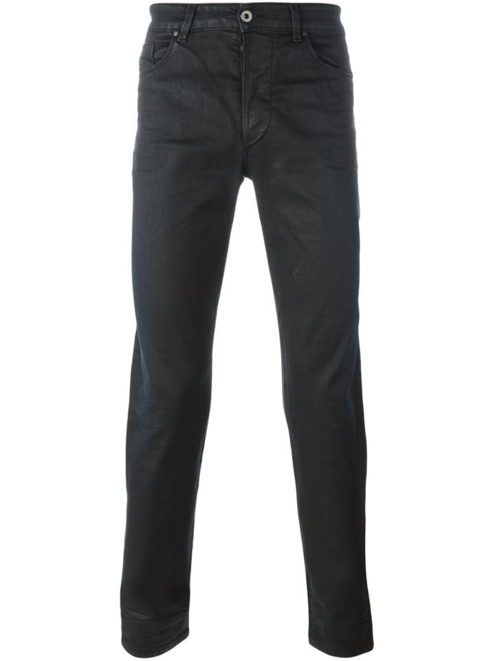 Diesel Black Gold Coated Jeans, Men's, Size: 30, Cotton/polyester/spandex/elastane