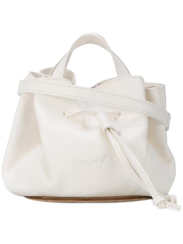 Marsèll Crossbody Bucket Bag - White