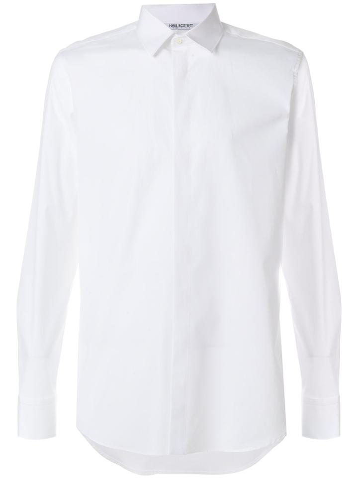 Neil Barrett Long Sleeve Shirt - White