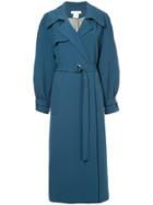 Bianca Spender Admiral Baroque Coat - Blue