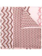 Missoni Patterned Scarf - Pink & Purple