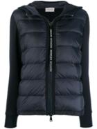 Moncler Contrast Sleeve Padded Jacket - Blue
