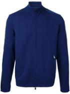 Kent & Curwen Zipped Sweatshirt, Men's, Size: Large, Blue, Wool