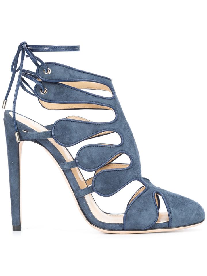 Chloe Gosselin Calico Sandals - Blue