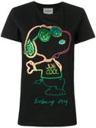 Iceberg Embroidered Snoopy T-shirt - Black
