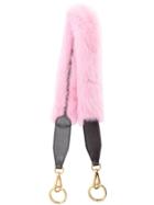 Simonetta Ravizza Fur Bag Strap - Pink & Purple