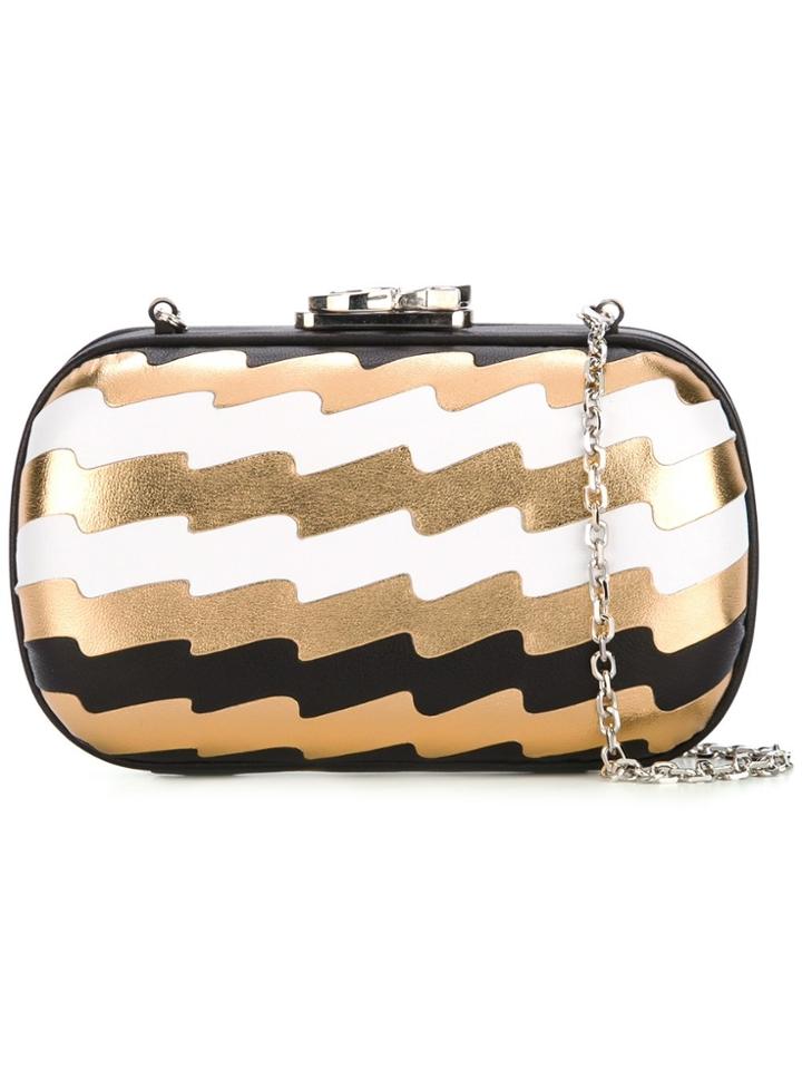 Corto Moltedo 'susan C Star' Pleated Clutch - Multicolour